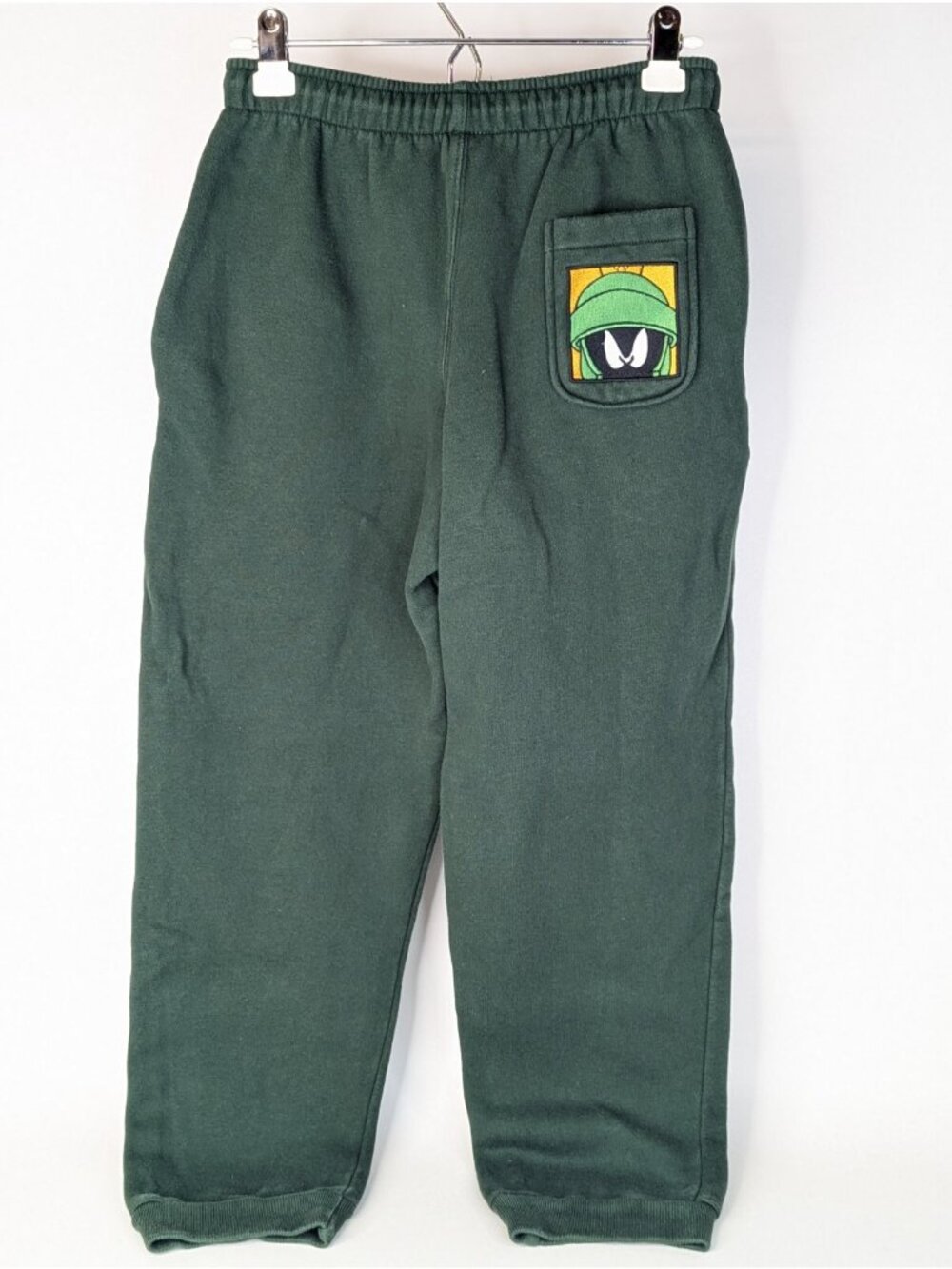 Marvin The Martian Men's Medium Sweatpants Embroidered Looney Tunes Warner Bros - Picture 2 of 5